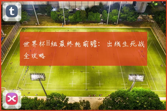 世界杯H组最终轮前瞻：出线生死战全攻略